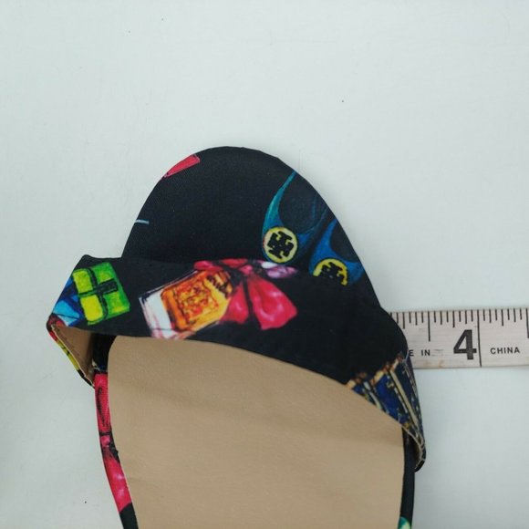 POATMBU Womens Cosmetics Side Tie Fabric Pumps Black EUR 37 US 6.5 New‎ - Picture 7 of 9